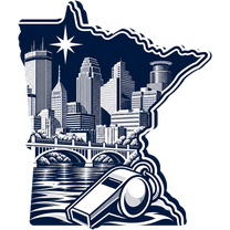 Minnesota skyline and whistle — the emblem of Minneapolis: A City Protects Her Own